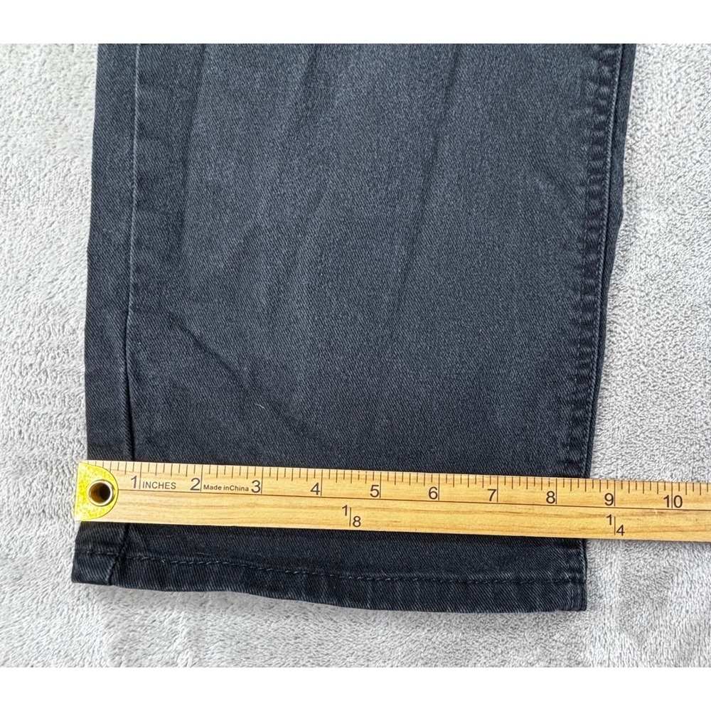 Levi's 541 Athletic Taper Jeans Mens 42x32 Black‎ Stretch Denim - Picture 8 of 8